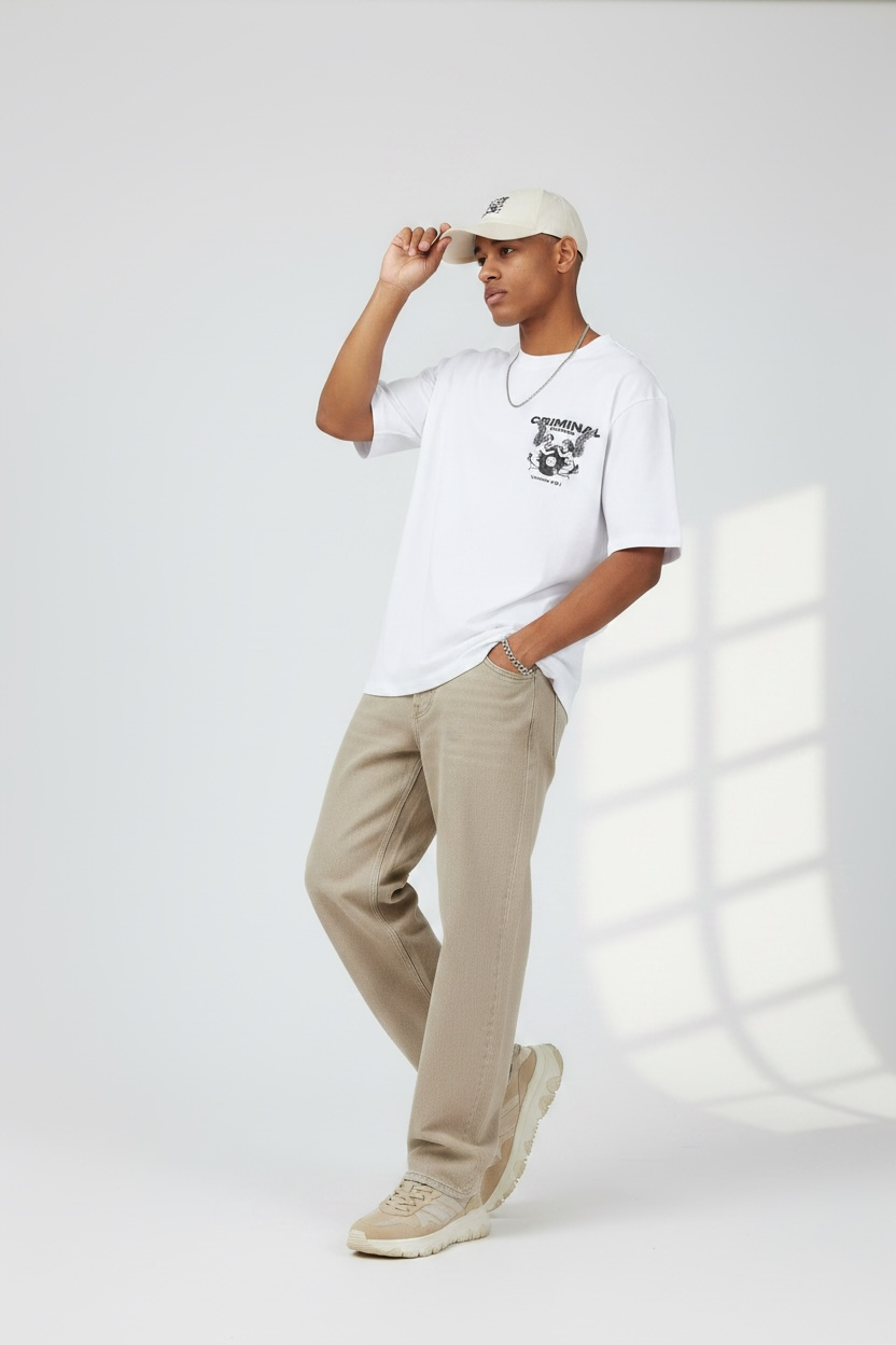 Criminal Damage Oversized T-Shirt