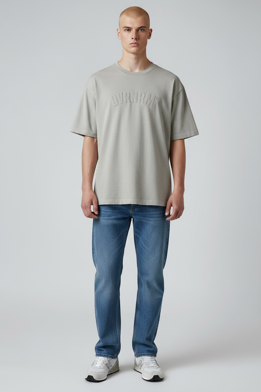 Bershka Drop Shoulder Crop T-Shirt