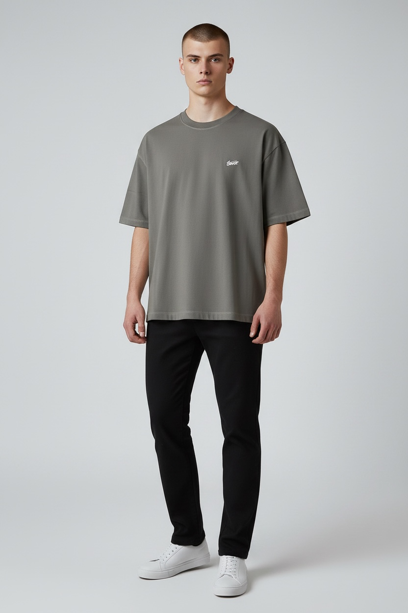 Pull&Bear Baggy Drop Shoulder T-Shirt