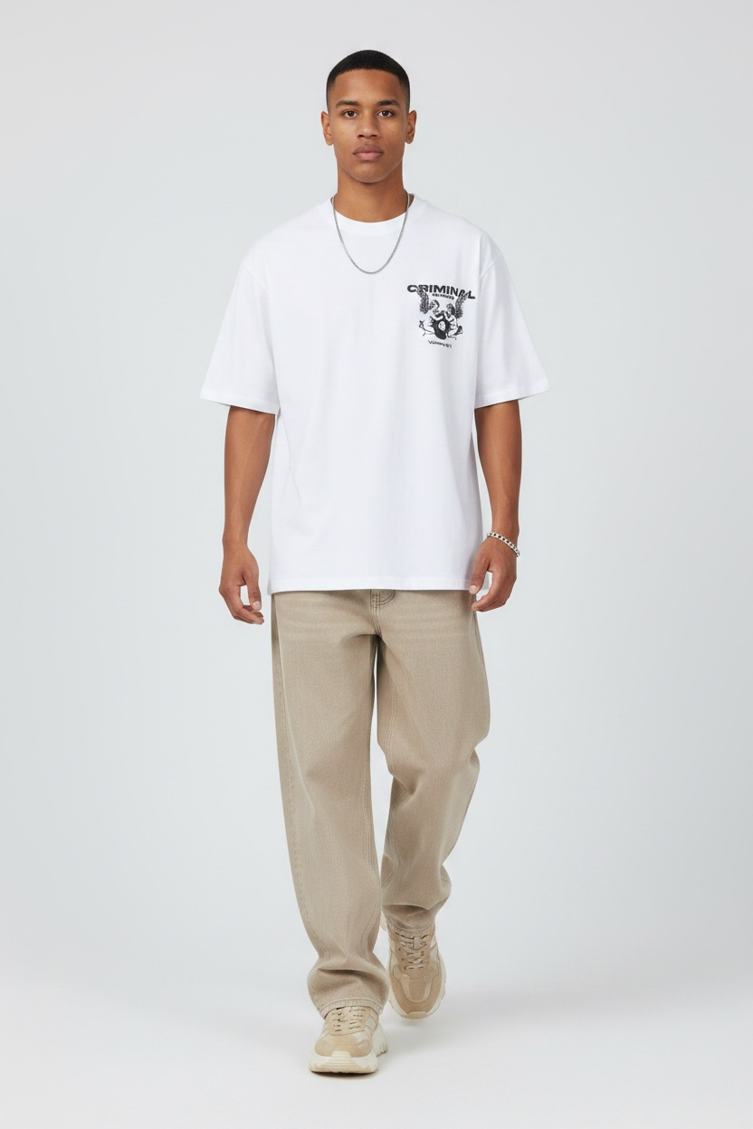 Criminal Damage Oversized T-Shirt