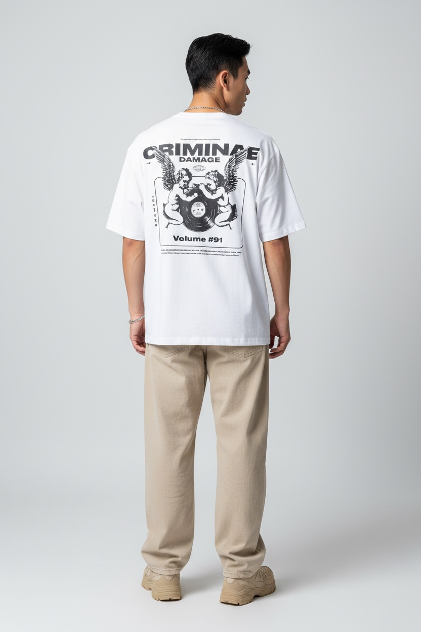 Criminal Damage Oversized T-Shirt