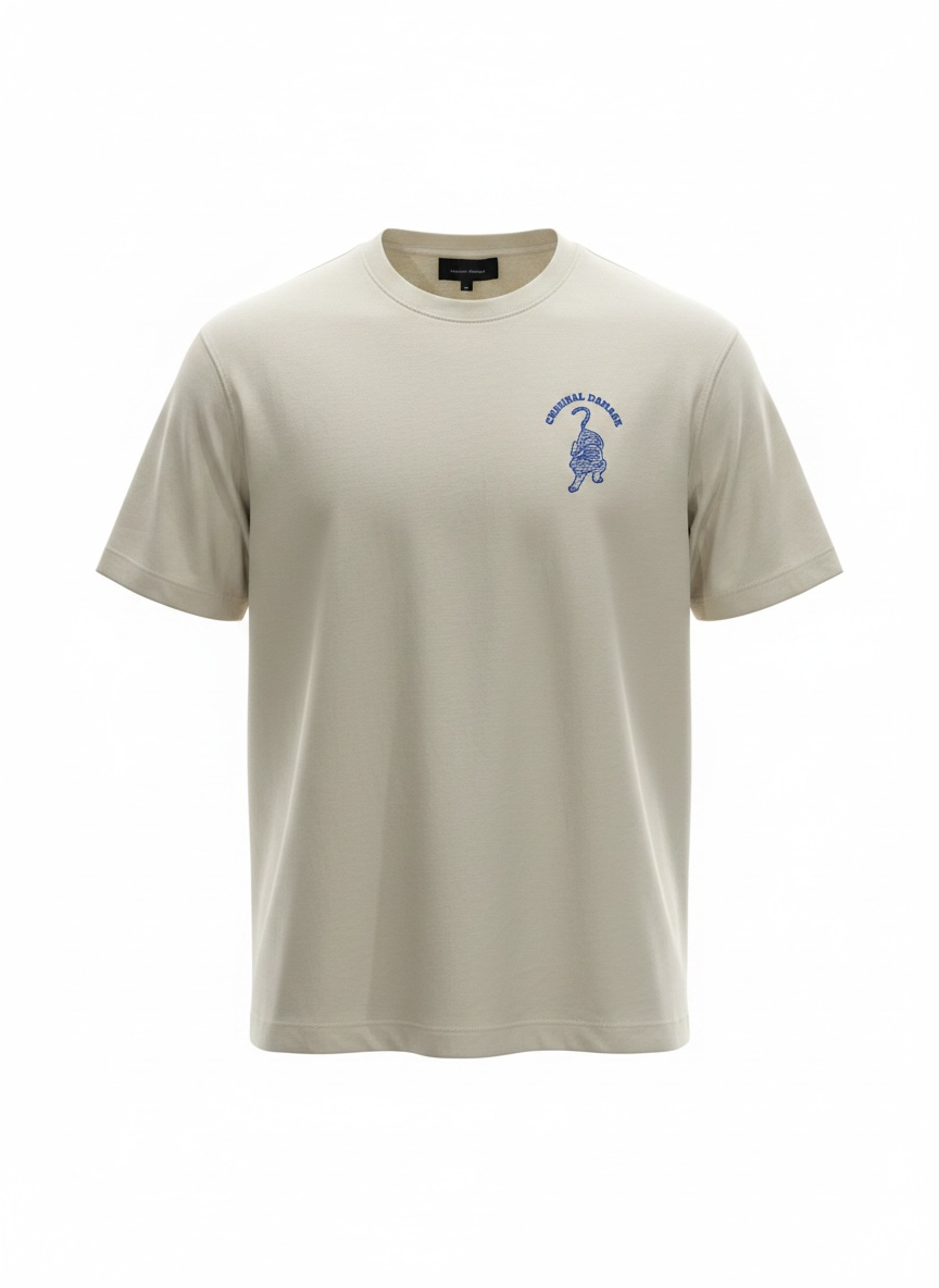 Criminal Damage Tiger Oversized T-Shirt