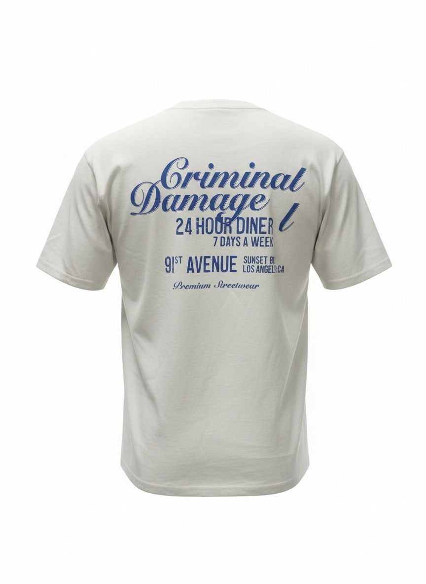 Criminal Damage Oversized T-Shirt