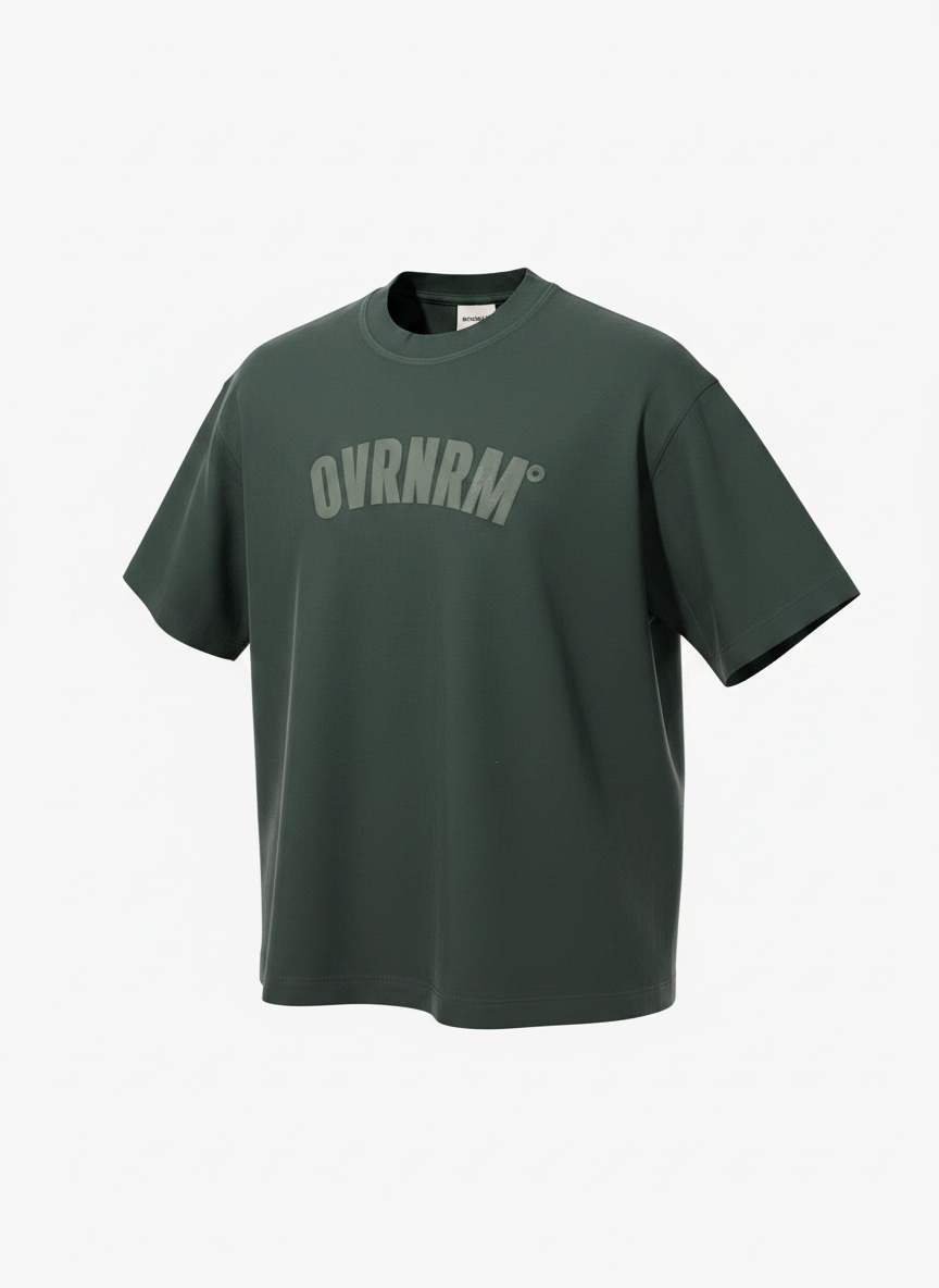 Bershka Drop Shoulder Crop T-Shirt