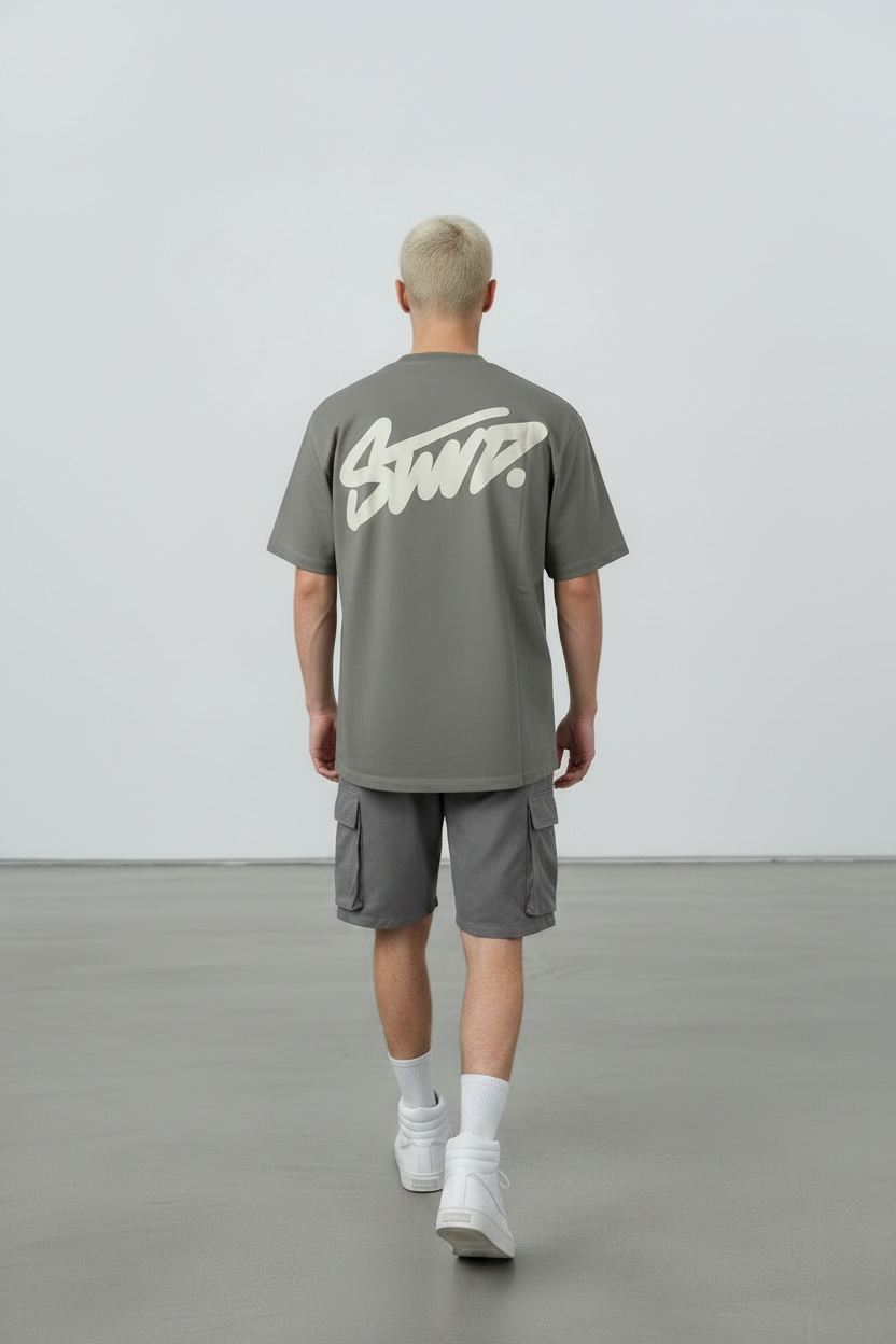 Pull&Bear Baggy Drop Shoulder T-Shirt